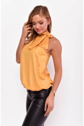 VIKTORIA MODA alkalmi party ujjatlan felső megkötős nyakú