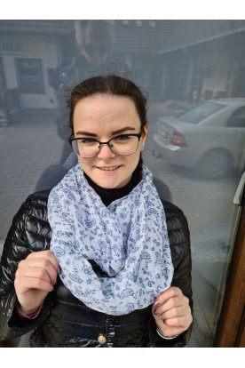Egyedi divatos mintával ellátott női körsál