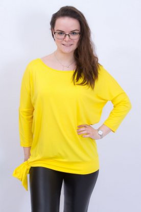 VICTORIA MODA divatos női alul megkötős lezser felső