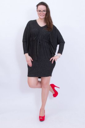VICTORIA MODA divatos lepke ujjas női hosszú ujjú mini ruha