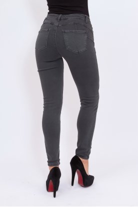 MISS BONBON JEANS divatos push up-os női nagy méretű színes farmernadrág