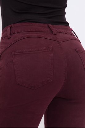 MISS BONBON JEANS szexi push up-os színes női farmernadrág