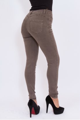 MISS BONBON JEANS szexi push up-os színes női farmernadrág