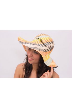 Vidám színes nyári kalap