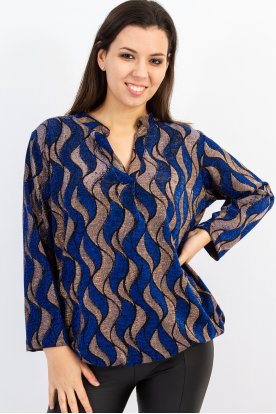 YESSTORY Lurex szálas, kedvenc, gumis aljú ingfelső