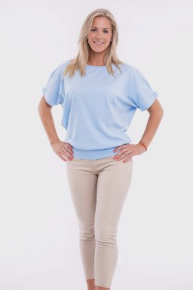 RUCY FASHION Extra nagy méret rövid ujjú  AURA PASSZÉS BASIC felső