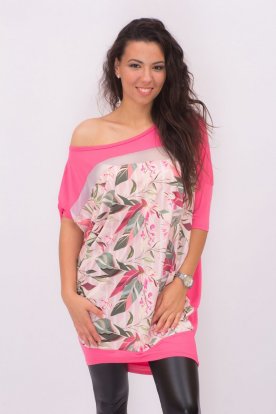 Virágmintás felső