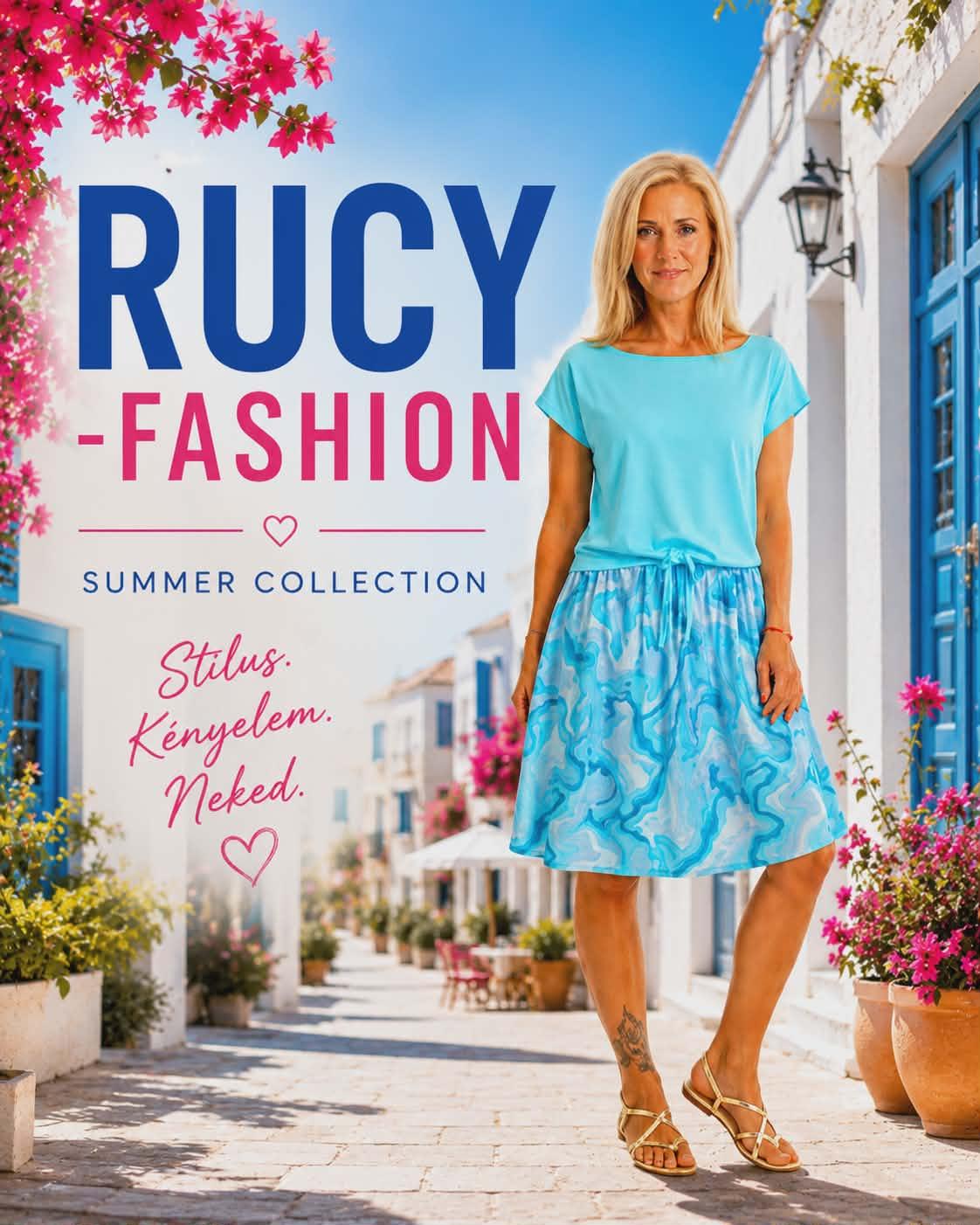 RUCY kék komplekt